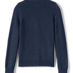 School Uniform Girls Cotton Modal Button Front Cardigan Sweater