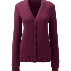 School Uniform Girls Cotton Modal Button Front Cardigan Sweater