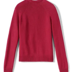 School Uniform Girls Cotton Modal Zip Front Cardigan Sweater