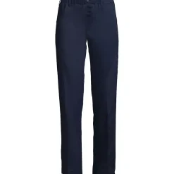 School Uniform Girls Elastic Waist Pull-On Chino Pants