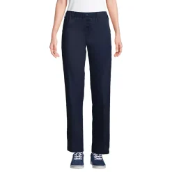 School Uniform Girls Elastic Waist Pull-On Chino Pants