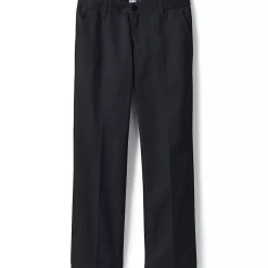 School Uniform Girls Iron Knee Blend Plain Front Chino Pants
