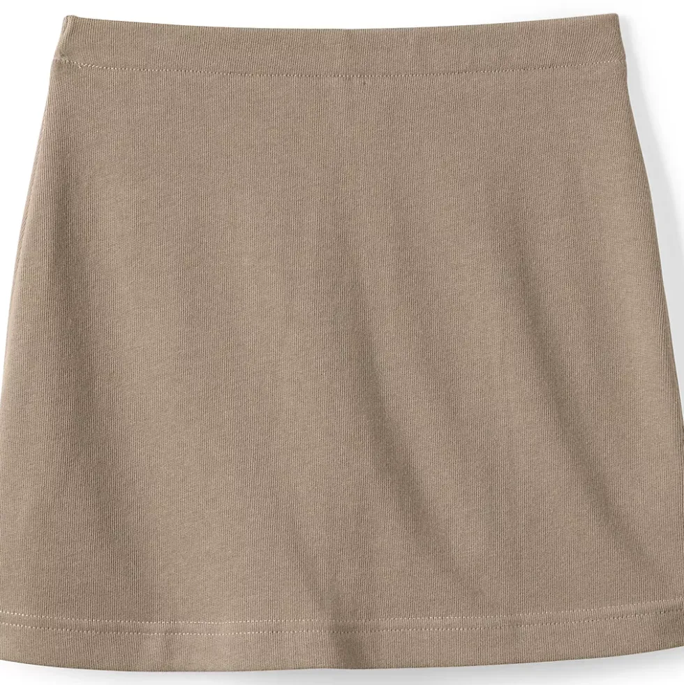 School Uniform Girls Knit Skort Above the Knee