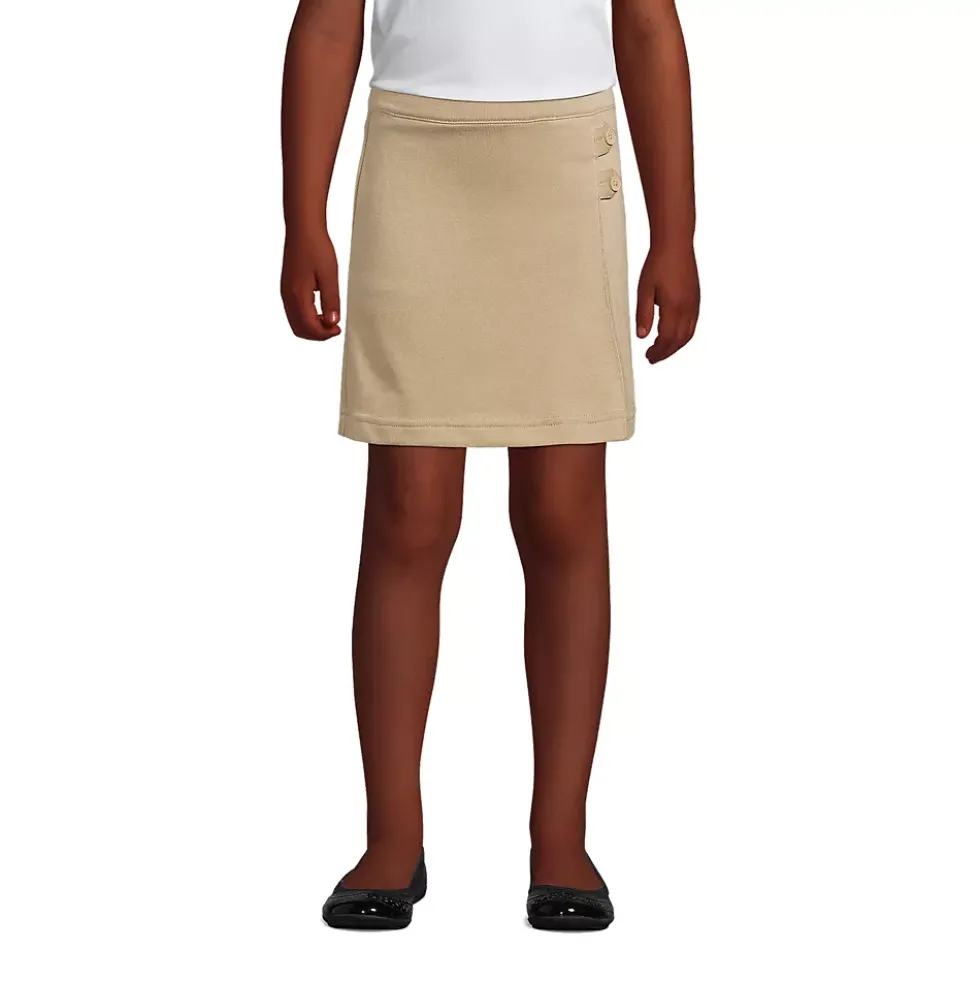 School Uniform Girls Knit Skort Above the Knee