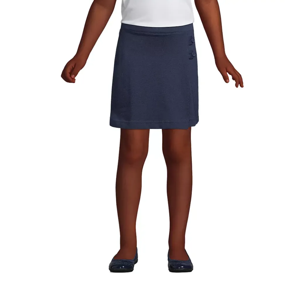 School Uniform Girls Knit Skort Above the Knee