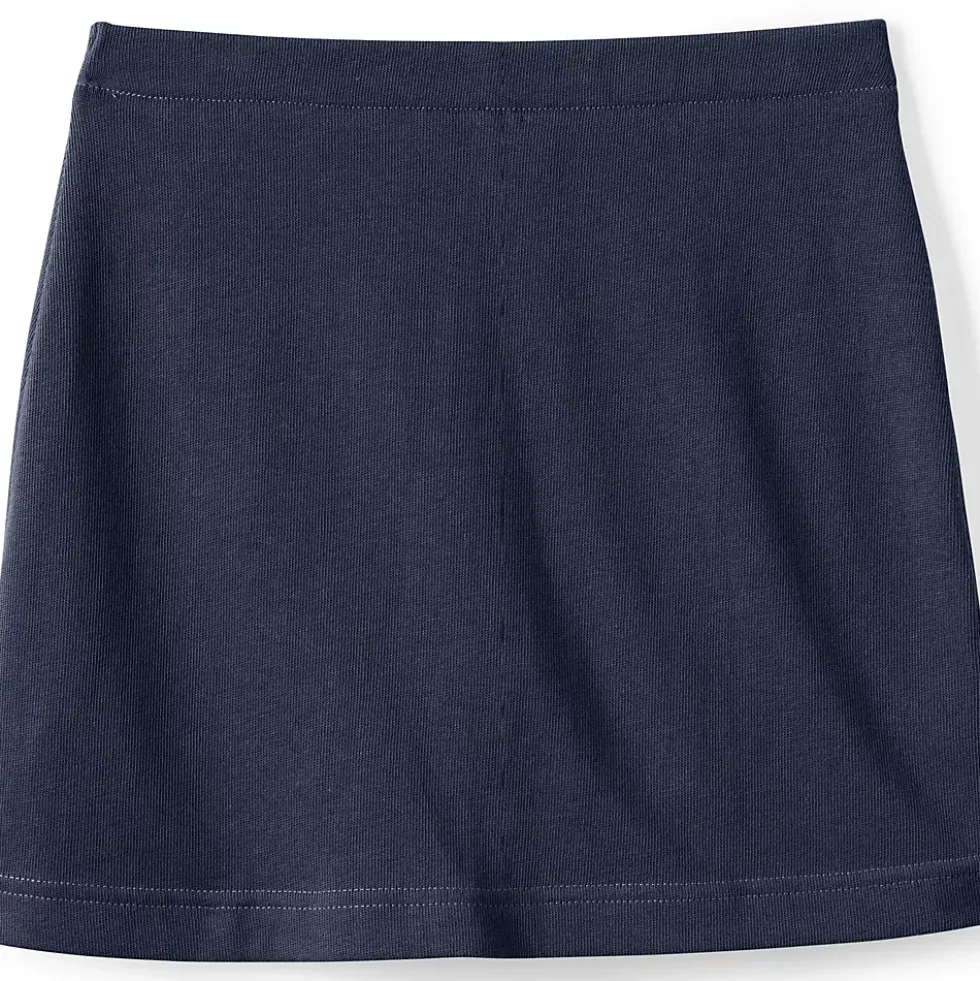 School Uniform Girls Knit Skort Above the Knee