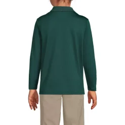School Uniform Girls Long Sleeve Feminine Fit Rapid Dry Polo Shirt