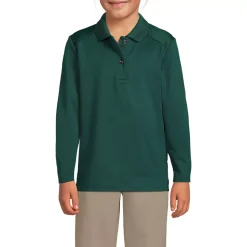 School Uniform Girls Long Sleeve Feminine Fit Rapid Dry Polo Shirt