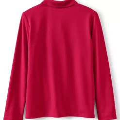 School Uniform Girls Long Sleeve Feminine Fit Rapid Dry Polo Shirt