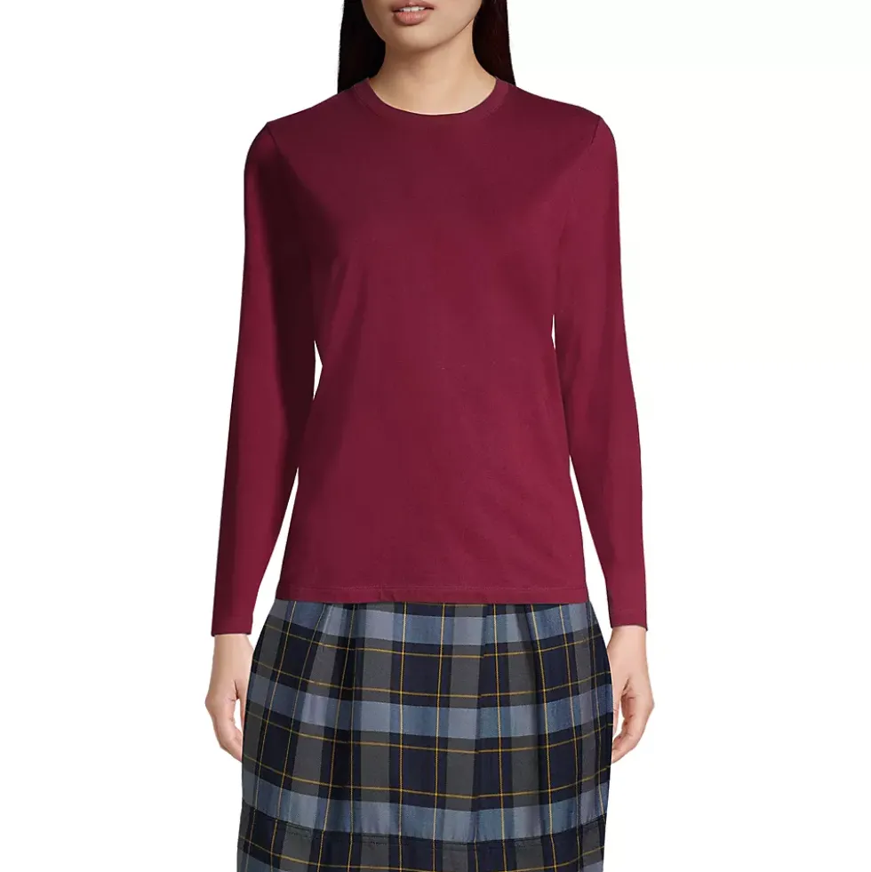 School Uniform Girls Long Sleeve Essential T-shirt