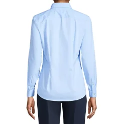School Uniform Girls No Gape Long Sleeve Stretch Shirt