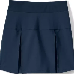 School Uniform Girls Performance Pleated Skort Above the Knee