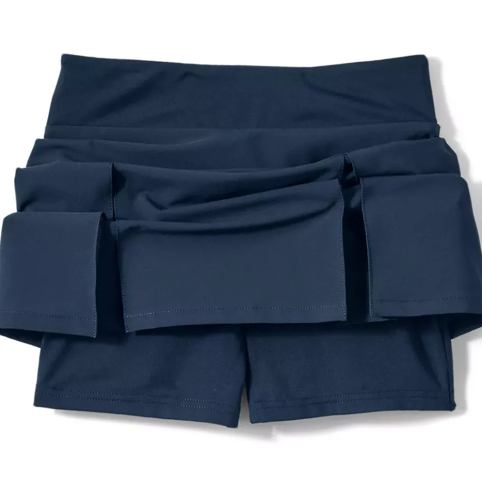 School Uniform Girls Performance Pleated Skort Above the Knee