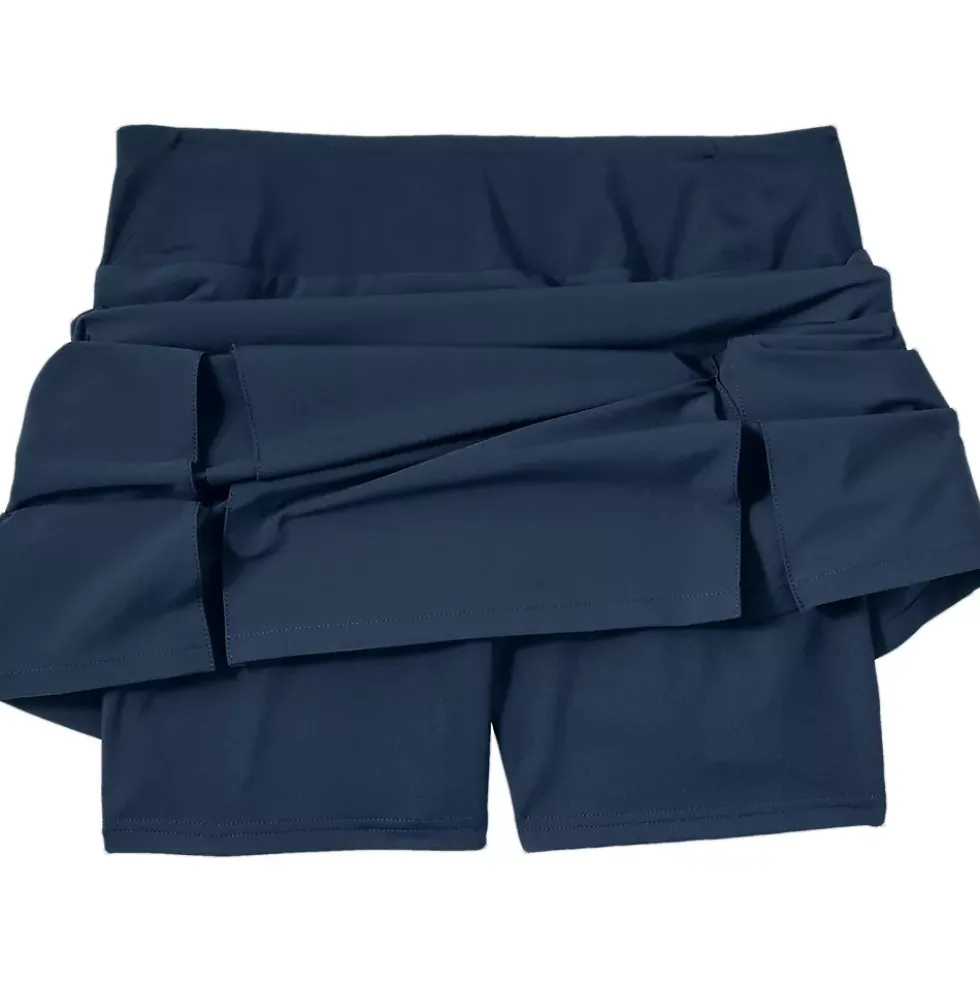 School Uniform Girls Performance Pleated Skort Above the Knee