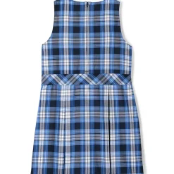 School Uniform Girls Plaid Jumper Top of Knee