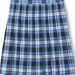 School Uniform Girls Plaid Pleated Skirt Below the Knee