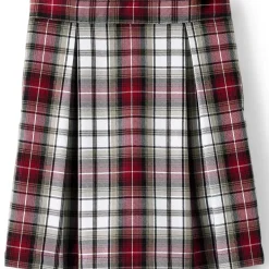 School Uniform Girls Plaid Skort Top of Knee