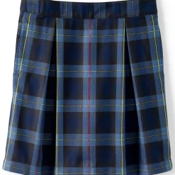 School Uniform Girls Plaid Skort Top of Knee