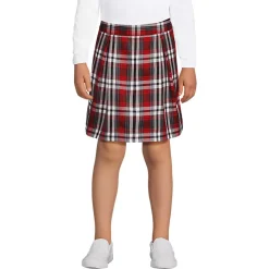 School Uniform Girls Plaid Skort Top of Knee
