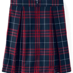 School Uniform Girls Plaid Skort Top of Knee