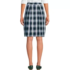 School Uniform Girls Plaid Skort Top of Knee