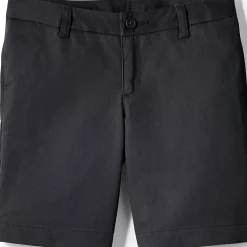 School Uniform Girls Plain Front Blend Chino Shorts