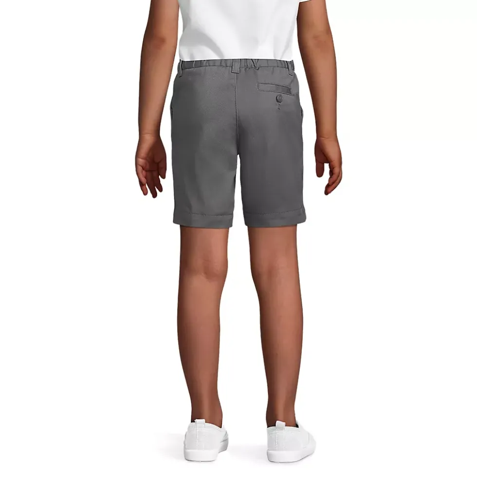 School Uniform Girls Plain Front Blend Chino Shorts