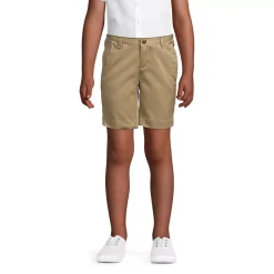 School Uniform Girls Plain Front Blend Chino Shorts
