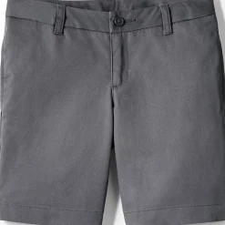 School Uniform Girls Plain Front Blend Chino Shorts