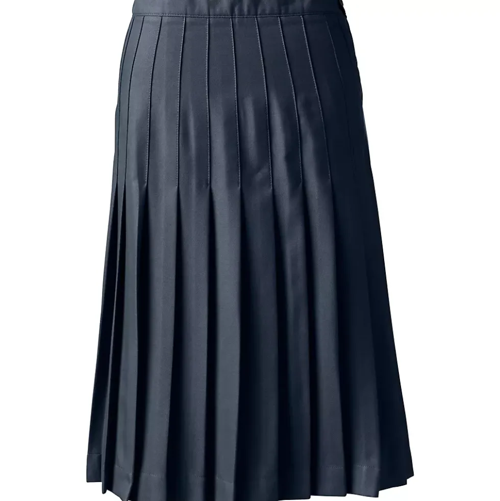 School Uniform Girls Pleated Skirt Below the Knee