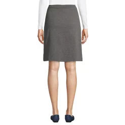School Uniform Girls Ponte Button Front Skort Above the Knee