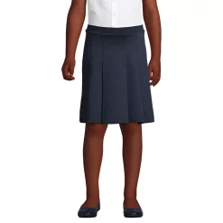School Uniform Girls Ponte Pleat Skirt Top of Knee