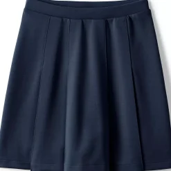 School Uniform Girls Ponte Pleat Skirt Top of Knee