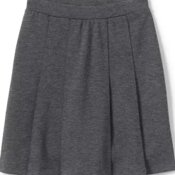 School Uniform Girls Ponte Pleat Skirt Top of Knee