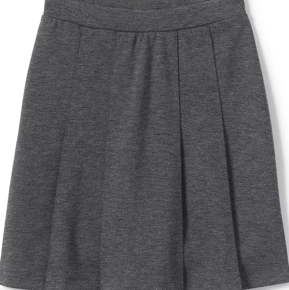 School Uniform Girls Ponte Pleat Skirt Top of Knee
