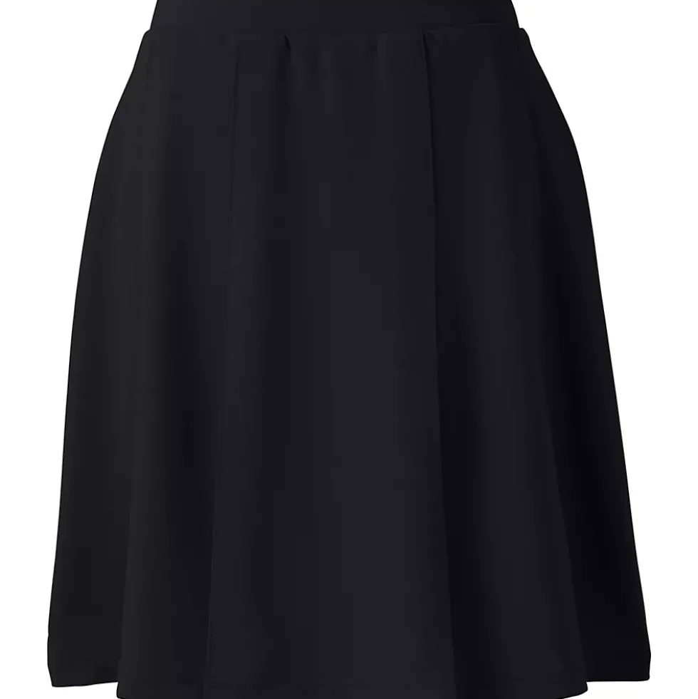 School Uniform Girls Ponte Pleat Skirt Top of Knee