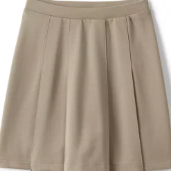 School Uniform Girls Ponte Pleat Skirt Top of Knee