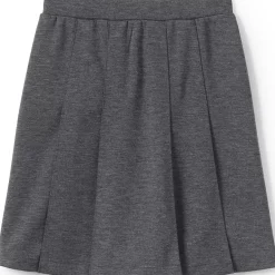 School Uniform Girls Ponte Pleat Skirt Top of Knee