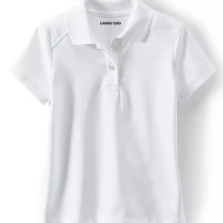 School Uniform Girls Short Sleeve Feminine Fit Rapid Dry Polo Shirt