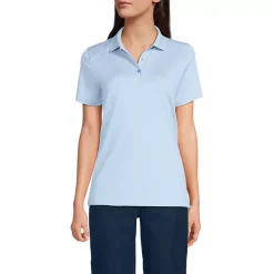 School Uniform Girls Short Sleeve Feminine Fit Rapid Dry Polo Shirt