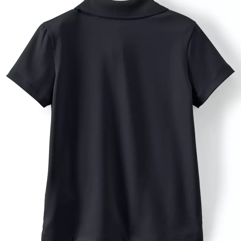 School Uniform Girls Short Sleeve Feminine Fit Rapid Dry Polo Shirt