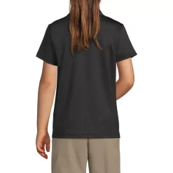 School Uniform Girls Short Sleeve Feminine Fit Rapid Dry Polo Shirt