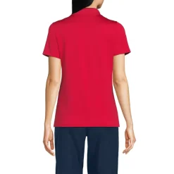 School Uniform Girls Short Sleeve Feminine Fit Rapid Dry Polo Shirt