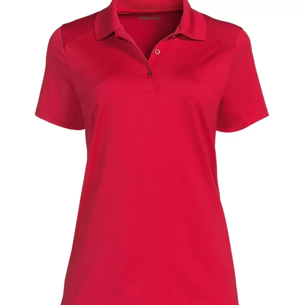 School Uniform Girls Short Sleeve Feminine Fit Rapid Dry Polo Shirt