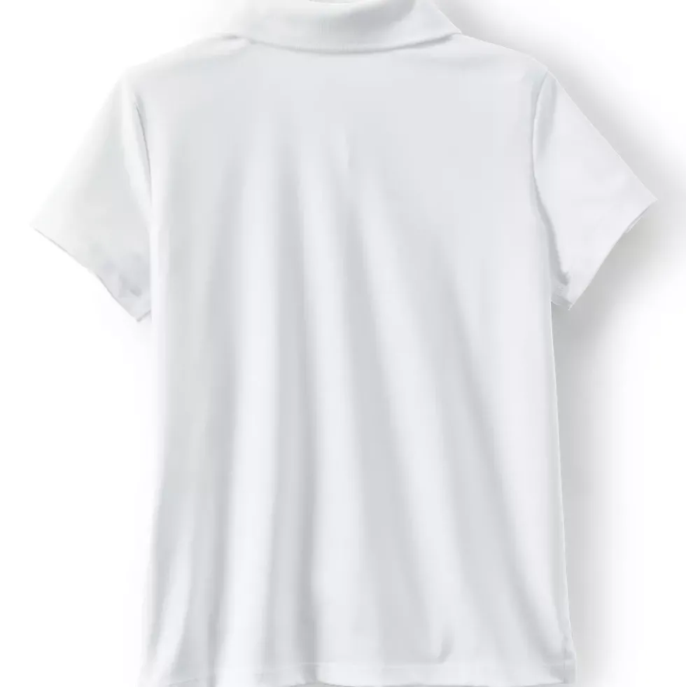 School Uniform Girls Short Sleeve Feminine Fit Rapid Dry Polo Shirt
