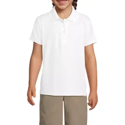 School Uniform Girls Short Sleeve Feminine Fit Rapid Dry Polo Shirt