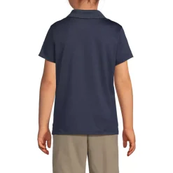 School Uniform Girls Short Sleeve Feminine Fit Rapid Dry Polo Shirt