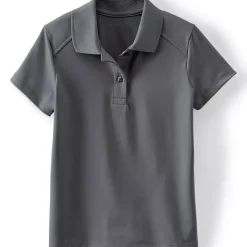 School Uniform Girls Short Sleeve Feminine Fit Rapid Dry Polo Shirt