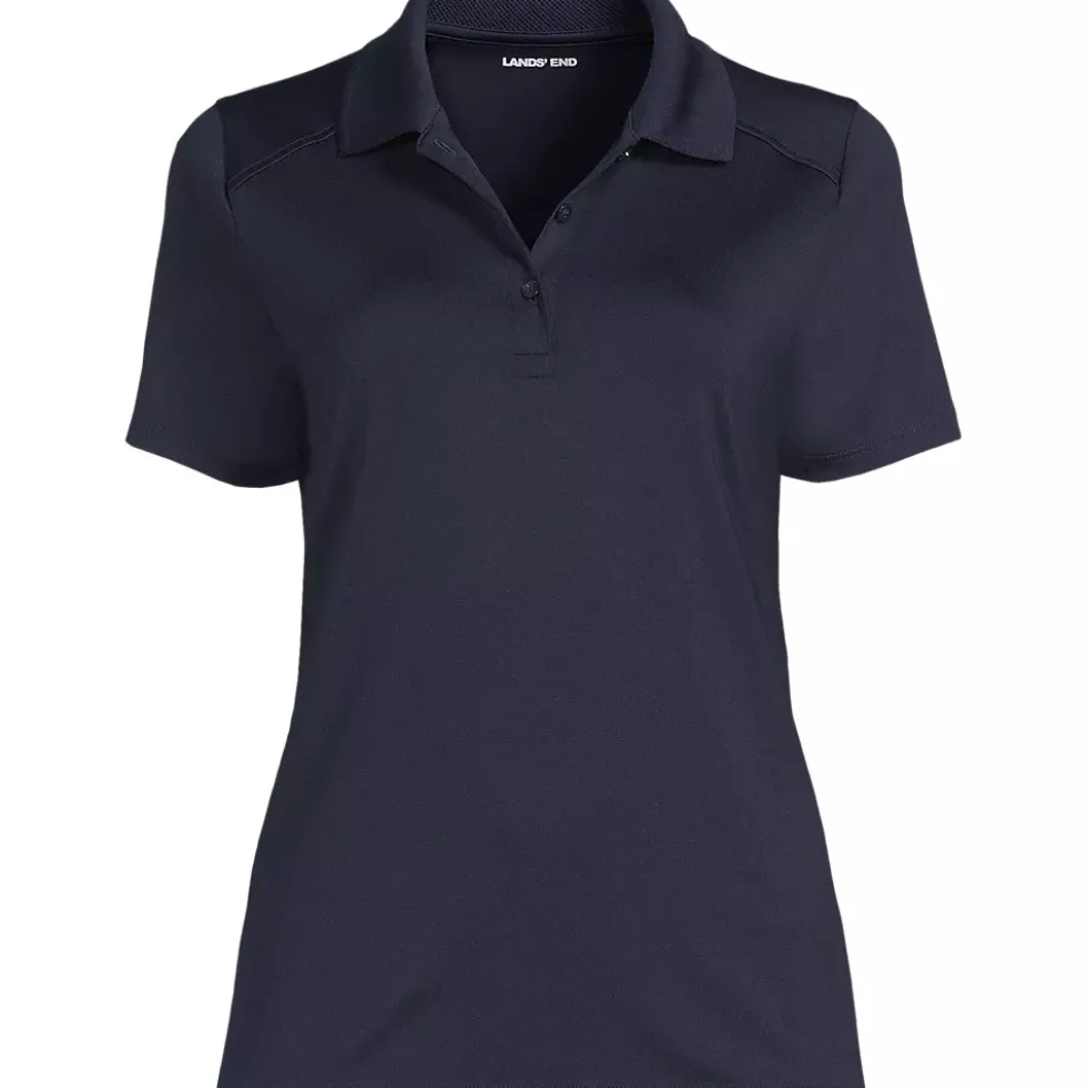 School Uniform Girls Short Sleeve Feminine Fit Rapid Dry Polo Shirt
