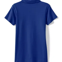 School Uniform Girls Short Sleeve Feminine Fit Interlock Polo Shirt